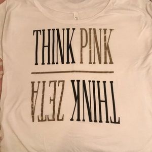 Think Pink, Think Zeta Bella Tee